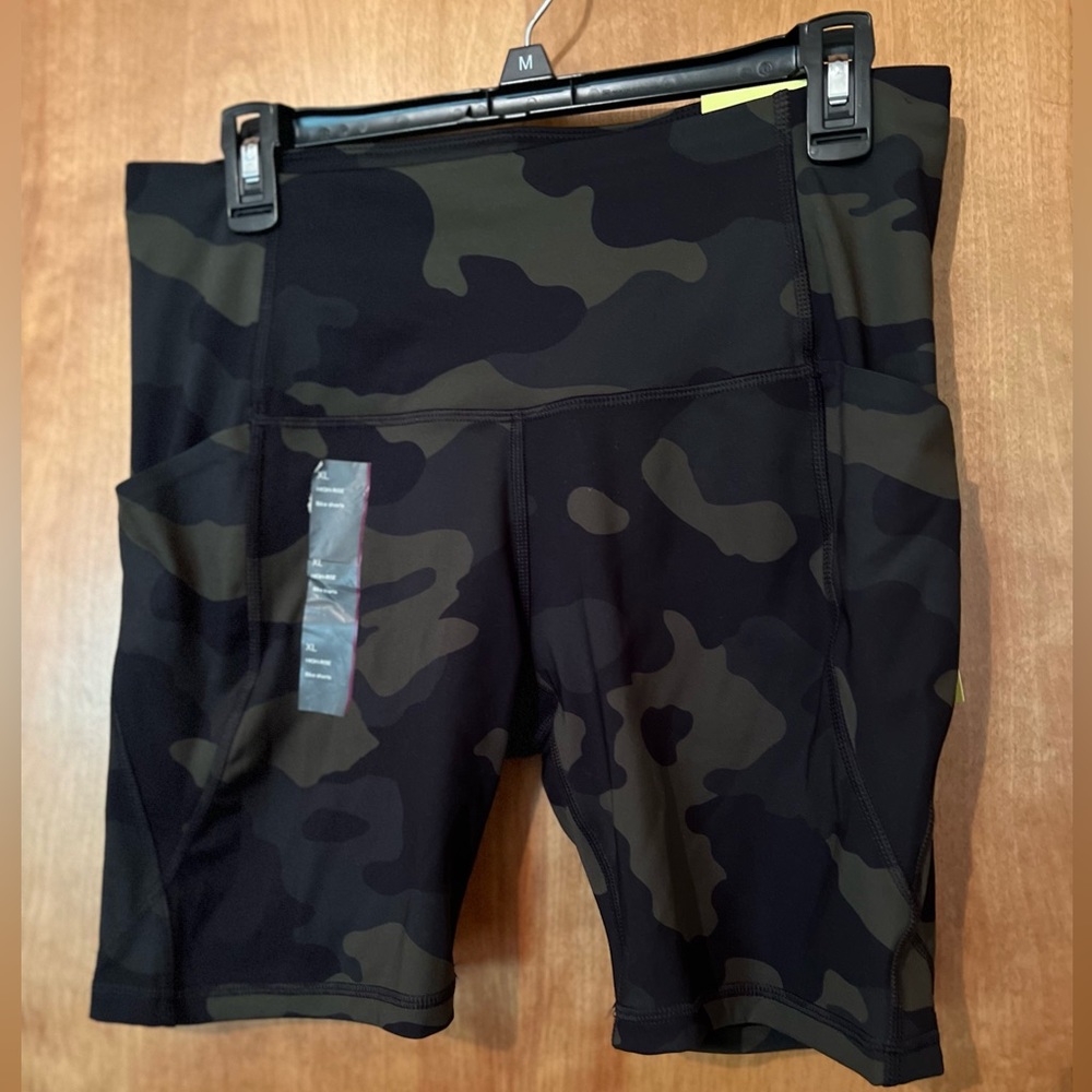 Camo Biker Shorts